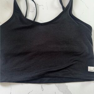 Vuori Black Crop Top
